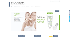 Desktop Screenshot of bioderma.com.co