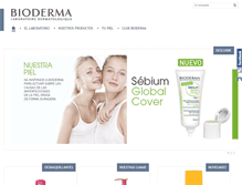 Tablet Screenshot of bioderma.com.co