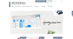 Desktop Screenshot of bioderma.us